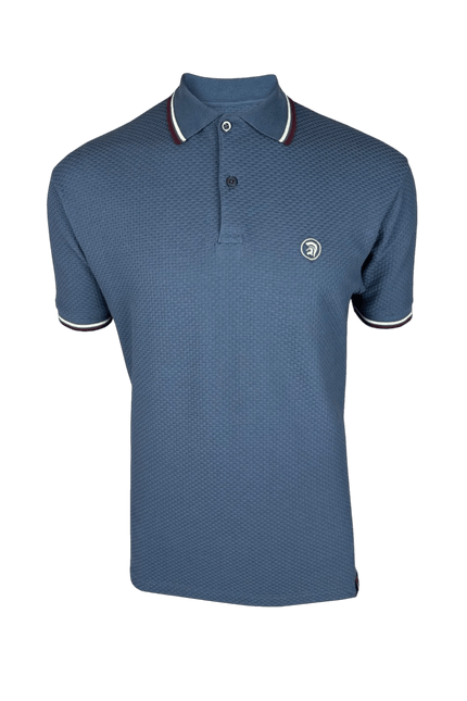 TROJAN Twin Tipped Textured Polo