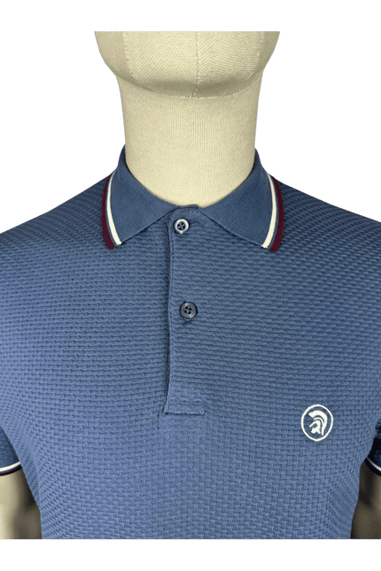 TROJAN Twin Tipped Textured Polo