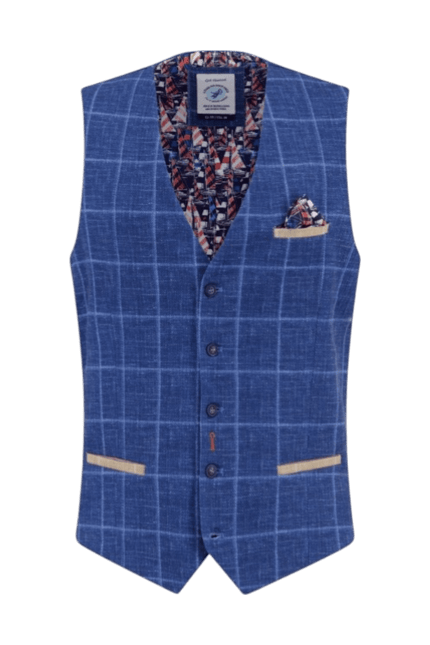 Waistcoat Piqué Navy