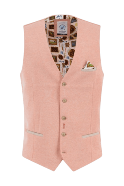 Waistcoat Piqué Orange