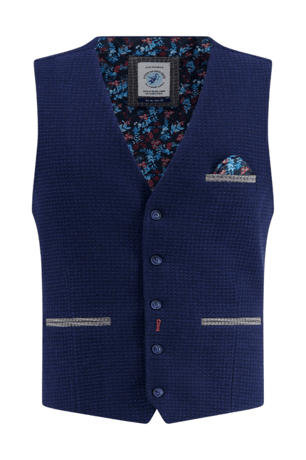 Waistcoat Small Structure Navy