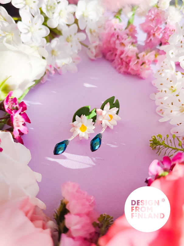 DAUGHTER OF THE NORTH LILY OF THE VALLEY STUD EARRINGS