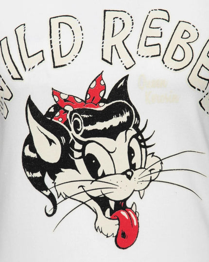 QUEEN KEROSIN Wild Rebel, blanco roto