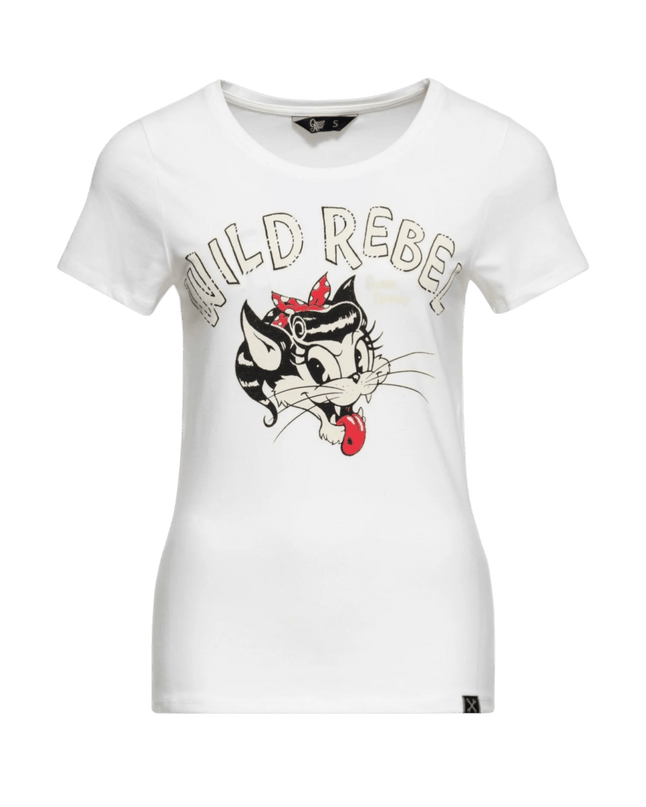 QUEEN KEROSIN Wild Rebel, off white
