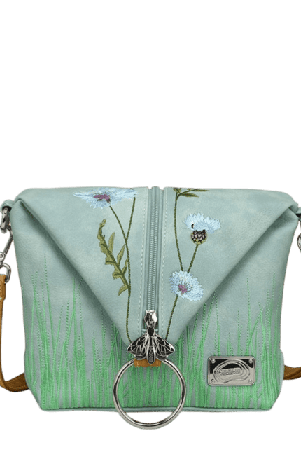Hi-DI-HI Wildflower Crossbody/Backpack, light blue