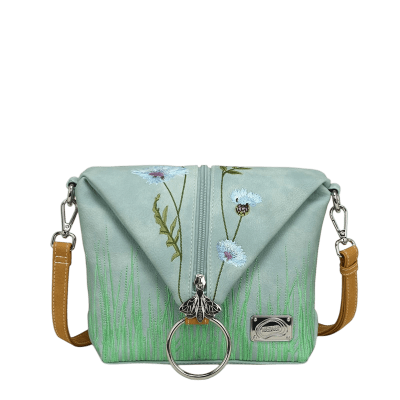 Hi-DI-HI Wildflower bolsa transversal/mochila, azul claro