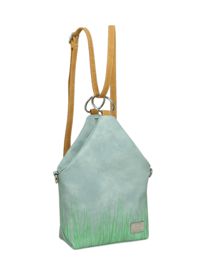 Hi-DI-HI Wildflower bolsa transversal/mochila, azul claro