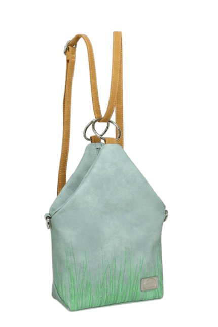 Hi-DI-HI Wildflower Crossbody/Backpack, light blue