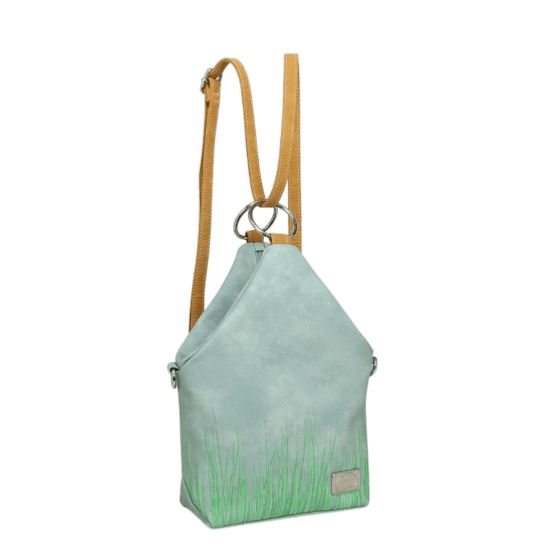 Hi-DI-HI Wildflower bolsa transversal/mochila, azul claro