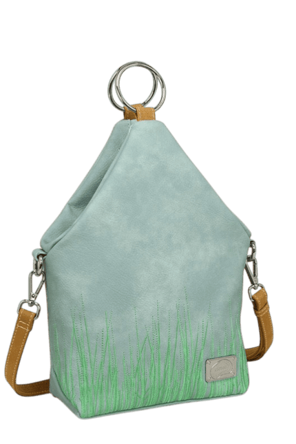 Hi-DI-HI Wildflower Crossbody/Backpack, light blue