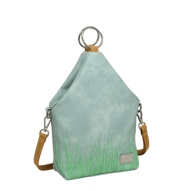 Hi-DI-HI Wildflower bolsa transversal/mochila, azul claro
