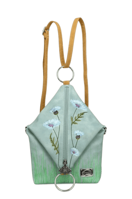 Hi-DI-HI Wildflower Crossbody/Backpack, light blue