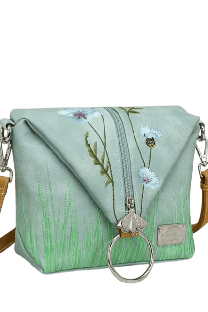 Hi-DI-HI Wildflower Crossbody/Backpack, light blue