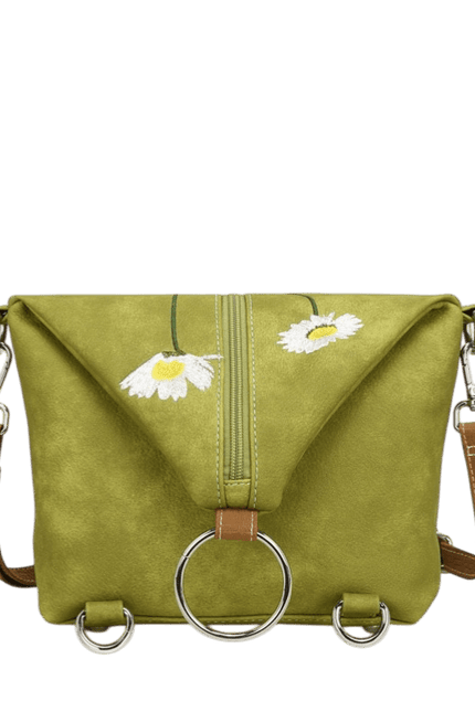 Hi-DI-HI Wildflower Crossbody/Backpack, light green
