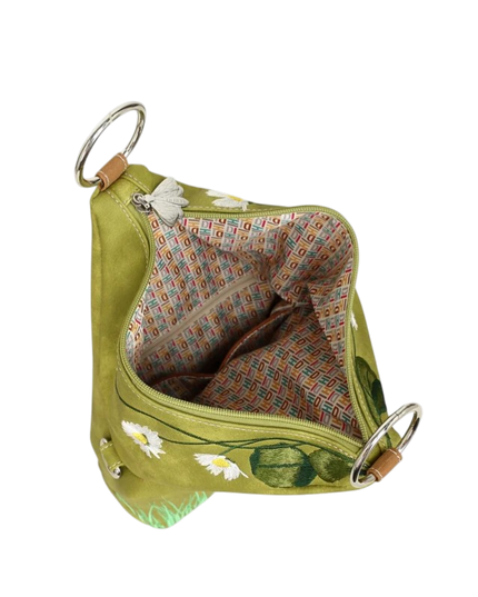 Hi-DI-HI Wildflower bolsa transversal/mochila, verde claro