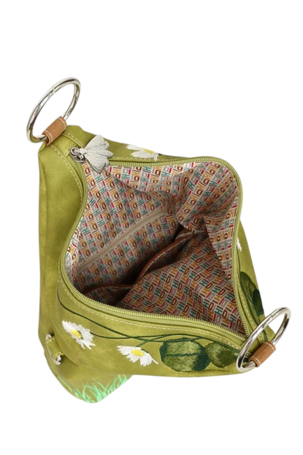 Hi-DI-HI Wildflower Crossbody/Backpack, light green