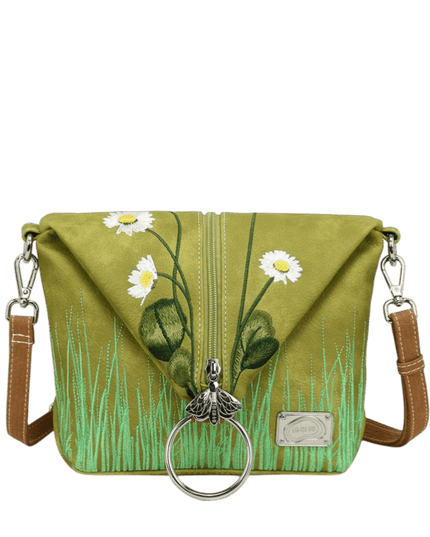 Hi-DI-HI Wildflower bolsa transversal/mochila, verde claro
