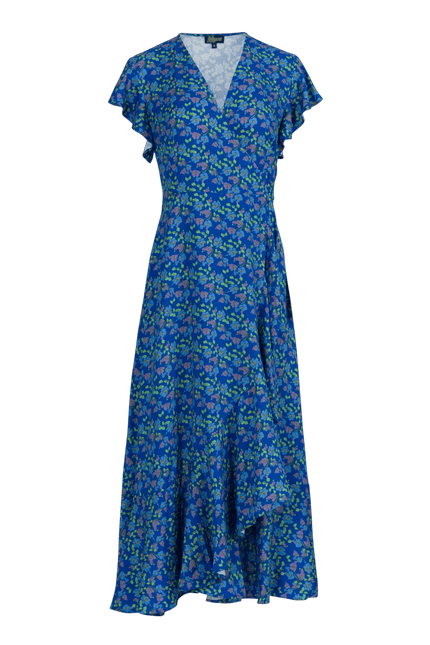 Yara Wrap Dress Cherry Blossom