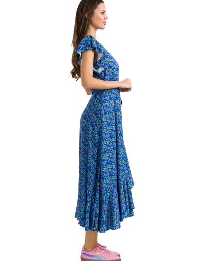 Yara Wrap Dress Cherry Blossom